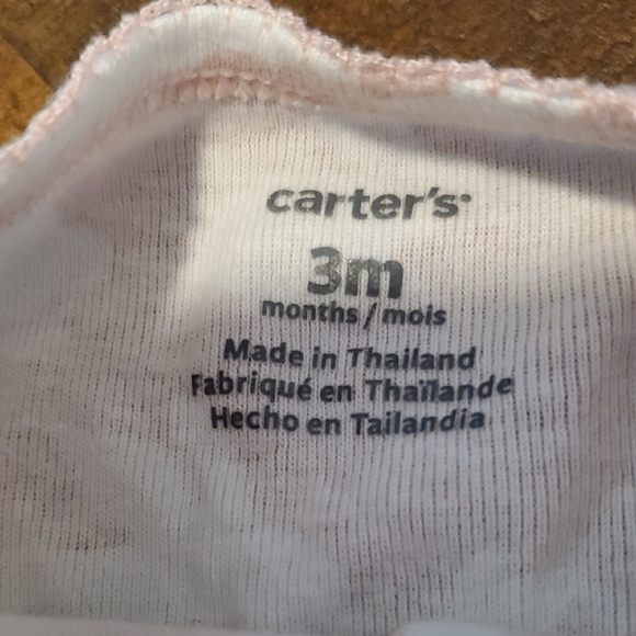 🐻 Carter's Blush Bunny Print - Picture 2 of 3